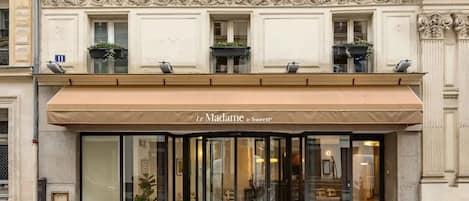 Fassade der Unterkunft