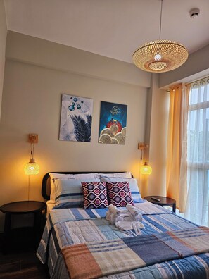 1 chambre, fer et planche à repasser, Wi-Fi gratuit, draps fournis