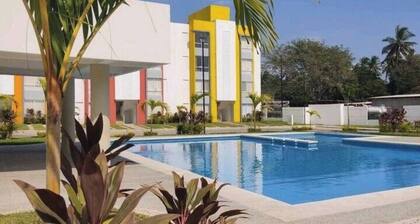 Charming 2-bedroom apartment with AC, WiFi in Acapulco de JuĂĄrez