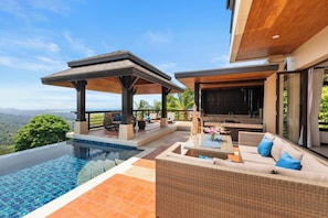 Outdoor dining - Vista Mar - 3BR Heaven Pool Villa (Koh Samui)