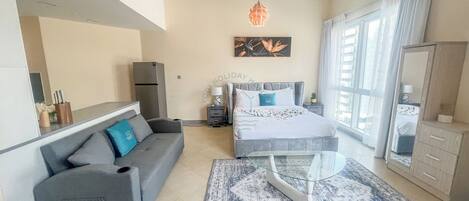 Comfort-Apartment, Stadtblick | 1 Schlafzimmer, kostenloses WLAN