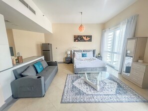 Comfort Apartment, City View | 1 bedroom, free WiFi - Snug Studio With City Views, Perfect For Couples (Dubai)