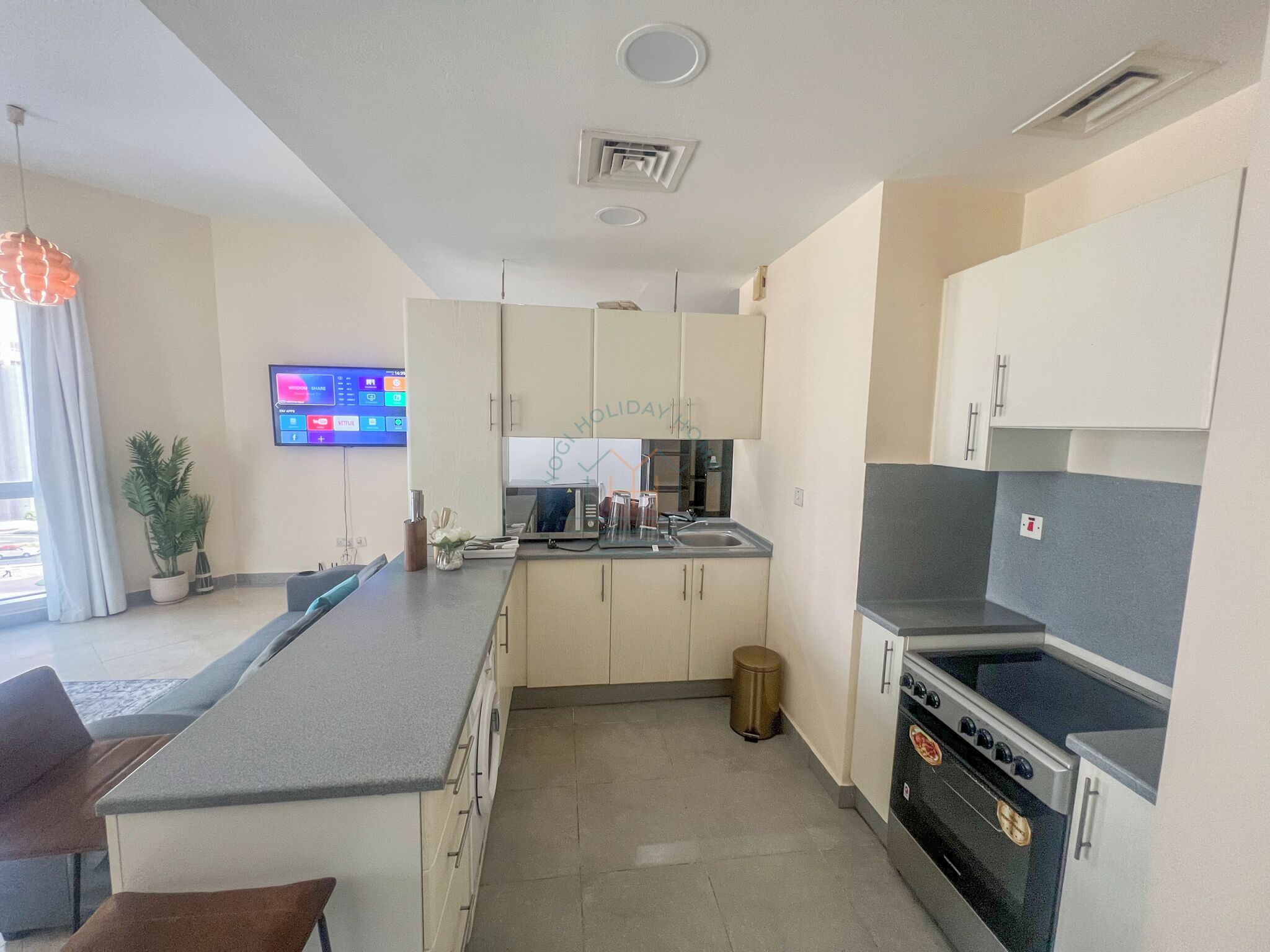 Apartamento conforto, vista para a cidade | Cozinha privada