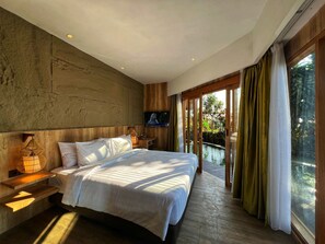 럭셔리 빌라, 침실 4개, 전용 수영장, 정원 전망 | 4 개의 침실, 각각 다른 스타일의 인테리어, 각각 다르게 가구 비치, 책상