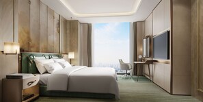 Minibar, in-room safe, desk, blackout curtains