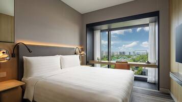 In-room safe, desk, blackout curtains, iron/ironing board