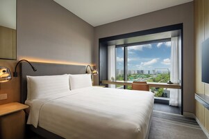 In-room safe, desk, blackout curtains, iron/ironing board