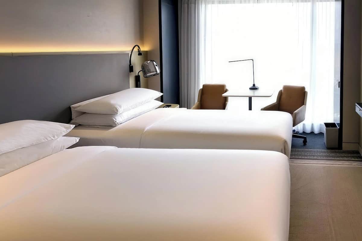 In-room safe, desk, blackout curtains, iron/ironing board