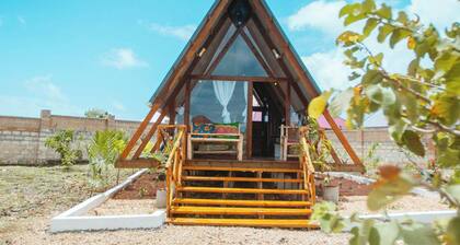 Serene A-frame Cabin in Nungwi, Tanzania - Private Garden Oasis
