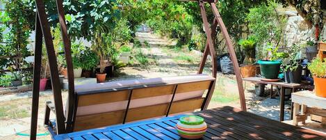 舒適公寓, 花園景, 地面 | 露台/庭院