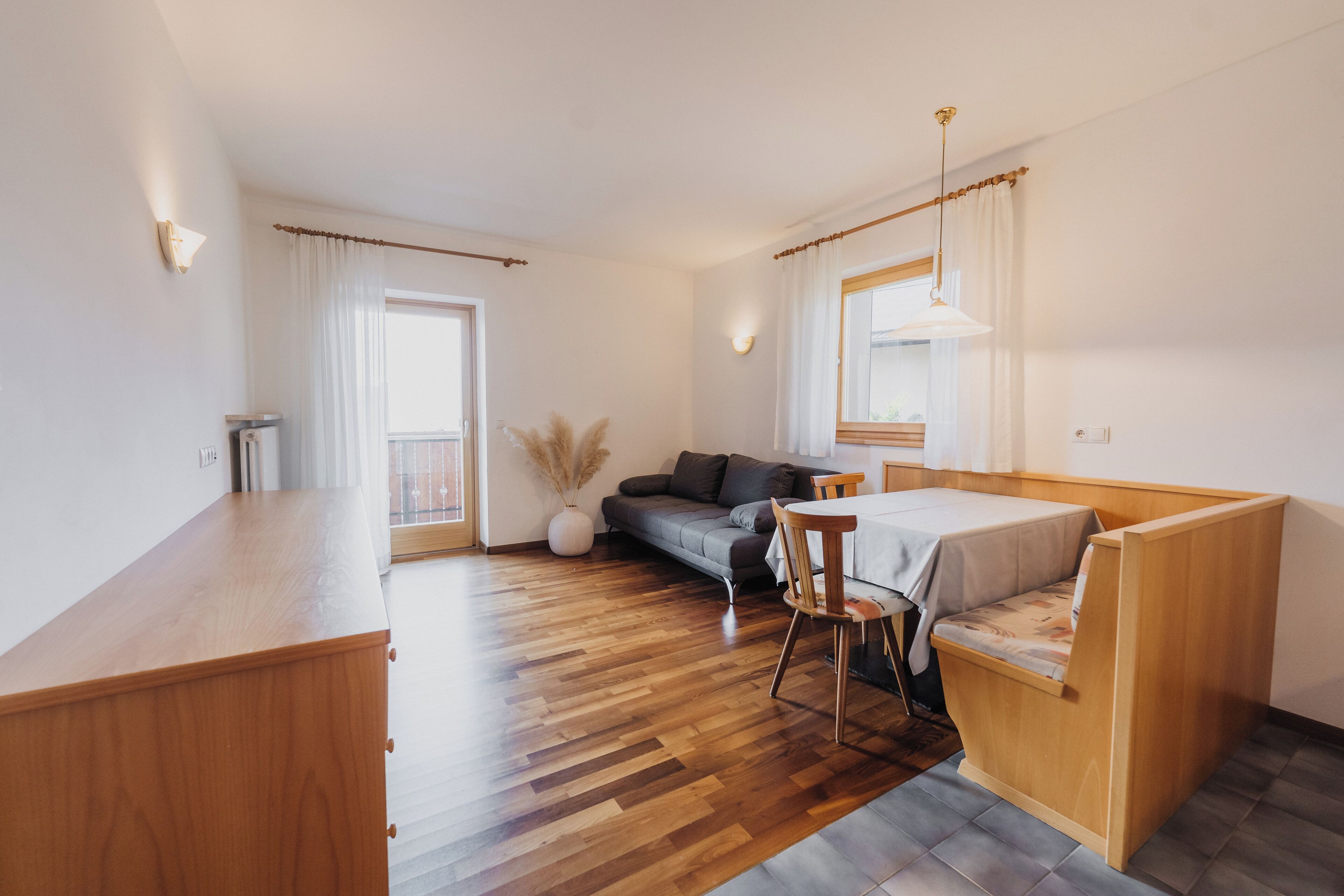 Deluxe Apartment, Balcony, Mountain View | Living area | 43-inch flat-screen TV with satellite channels