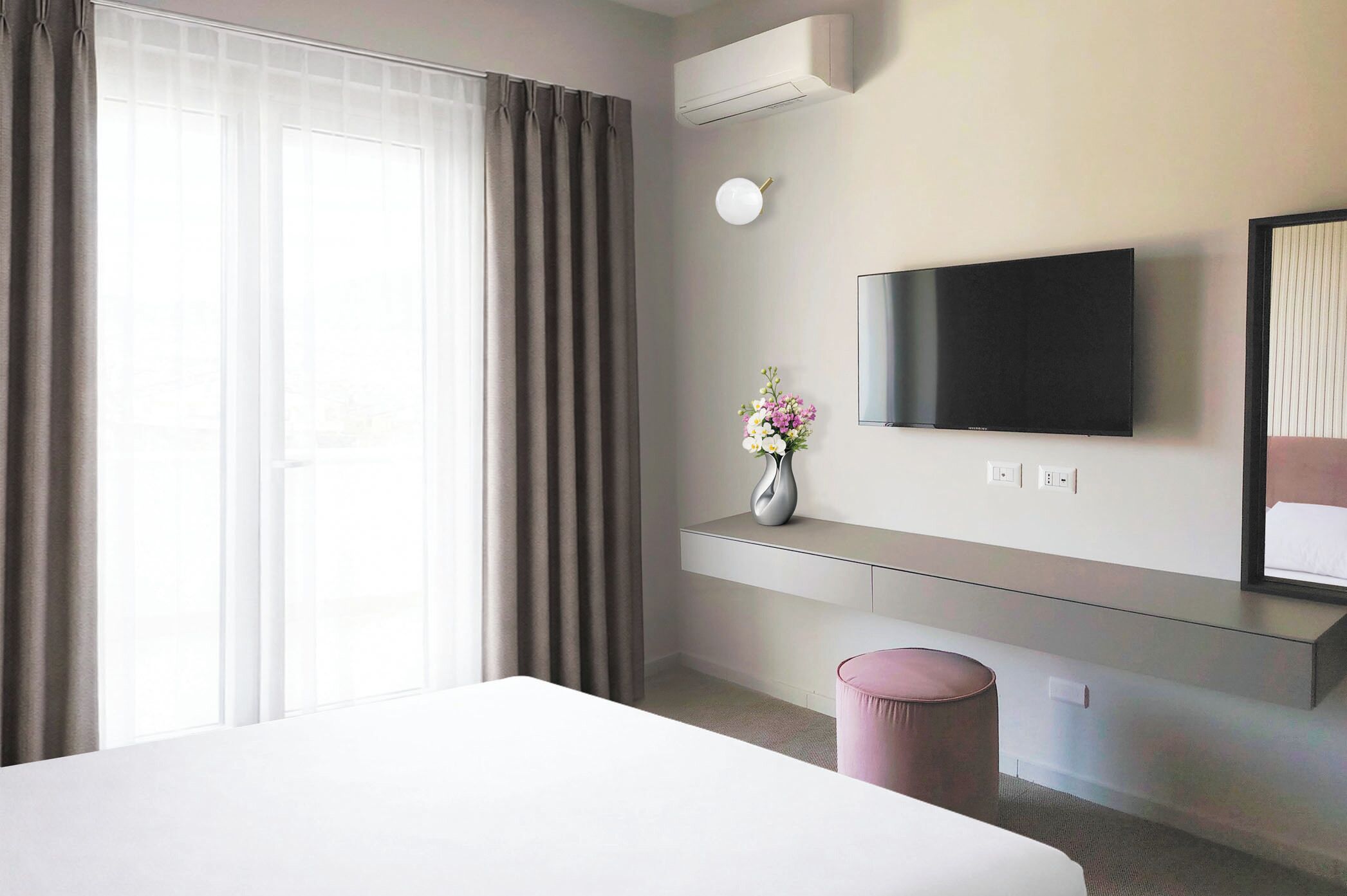 Familjerum | Minibar, värdeförvaringsskåp på rummet, gratis wi-fi och sängkläder