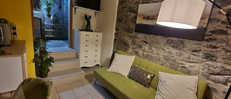 Chambre, 1 chambre, fumeur, balcon | Salle de séjour