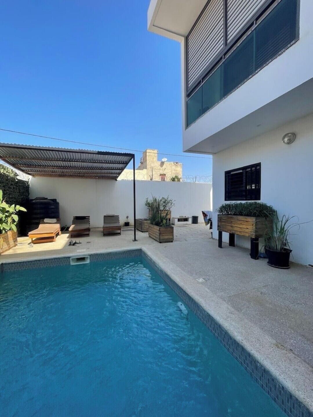 Alberca al aire libre 