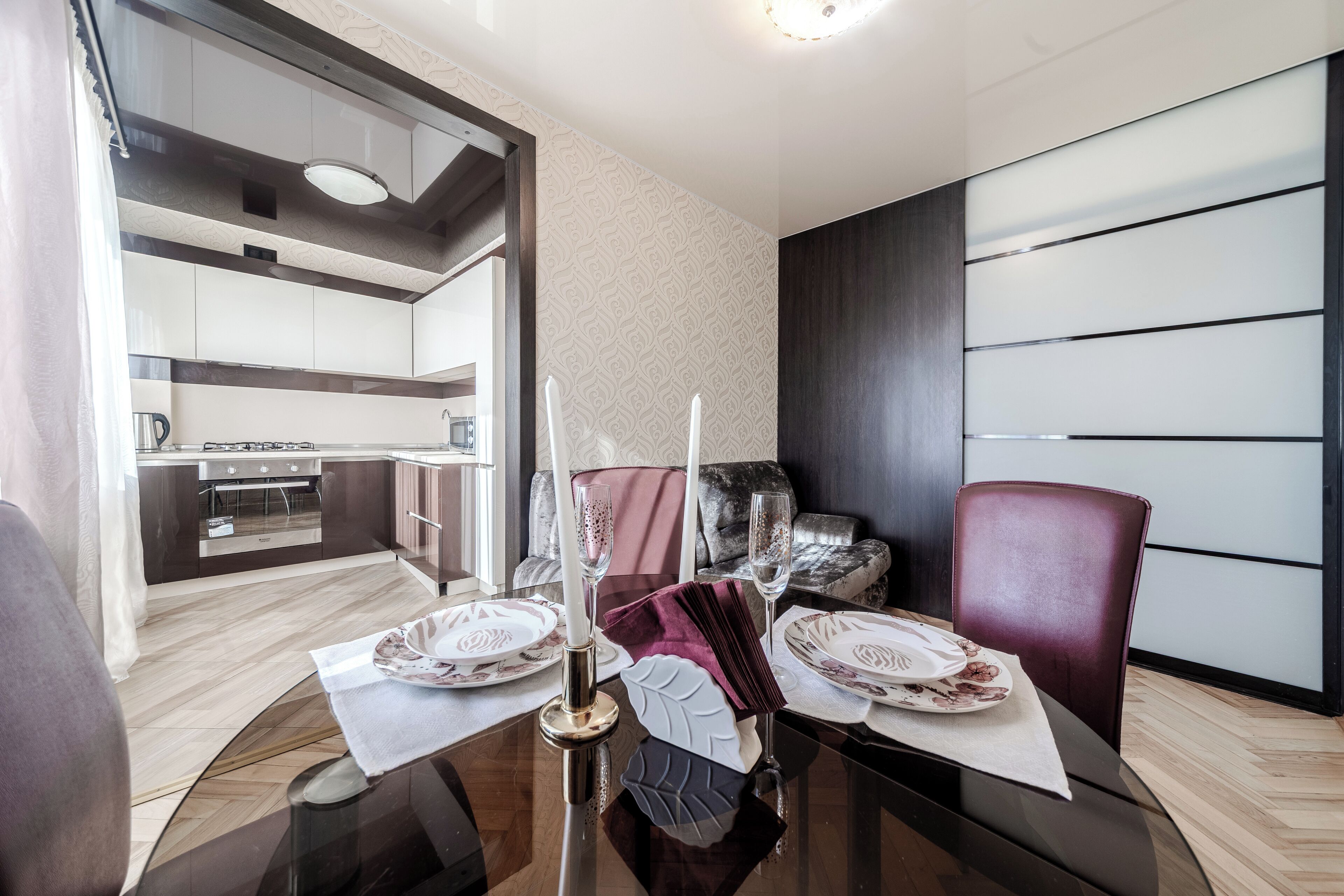 Apartamento estándar, vistas a la ciudad | 1 dormitorio, tabla de planchar con plancha, wifi gratis