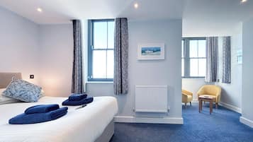 Deluxe-Doppelzimmer, Meerblick | Kostenloses WLAN, Bettwäsche