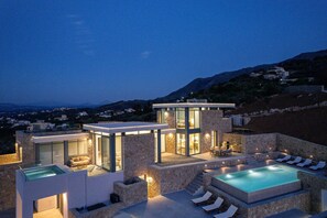 Indoor pool, a heated pool