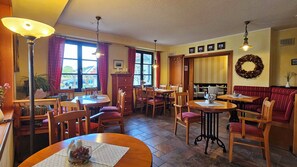 Daily buffet breakfast (EUR 15 per person)