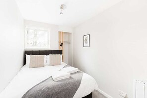 2 bedrooms, iron/ironing board, travel crib, WiFi
