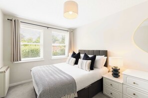 2 bedrooms, iron/ironing board, travel crib, WiFi