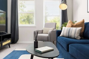 تلفزيون، مدفأة، مكتب