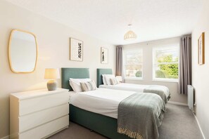2 bedrooms, iron/ironing board, travel crib, WiFi