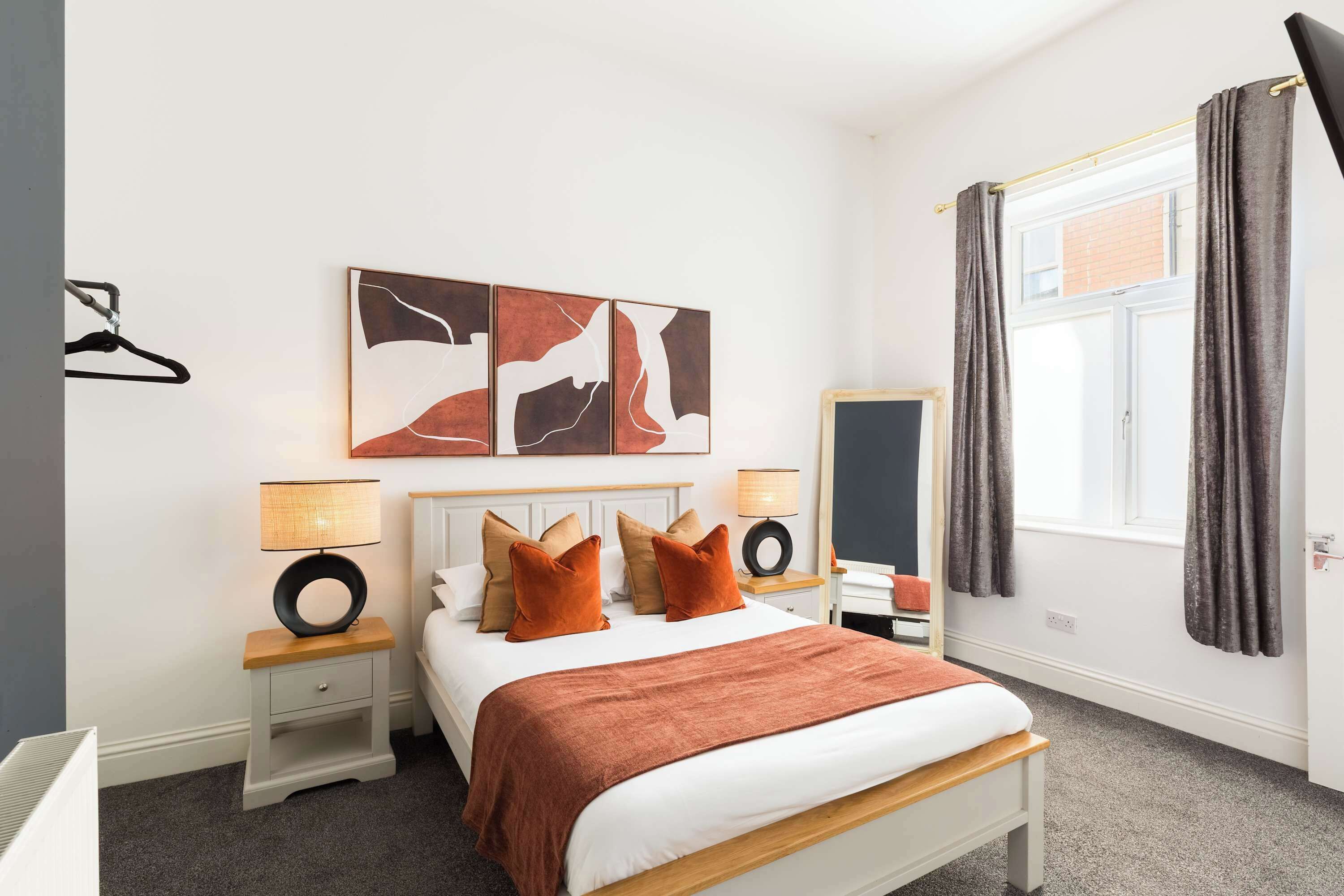 1 bedroom, iron/ironing board, travel crib, WiFi