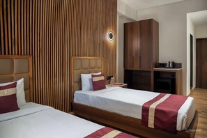 ห้องดีลักซ์ทวิน | ตู้นิรภัยในห้องพัก, ห้องเก็บเสียง, Wi-Fi ฟรี