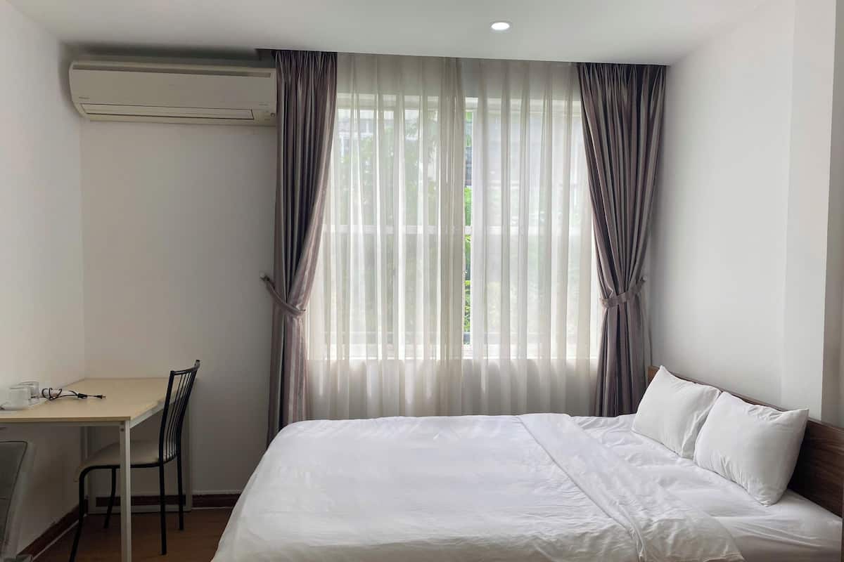 Eenvoudige kamer, balkon | 1 slaapkamer, gratis wifi