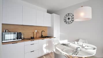 Suite estudio | Cocina básica privada | Hervidor eléctrico