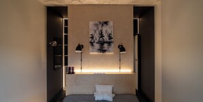Loft Design, balcone, vista cortile | Con stile personalizzato, con arredamento individuale