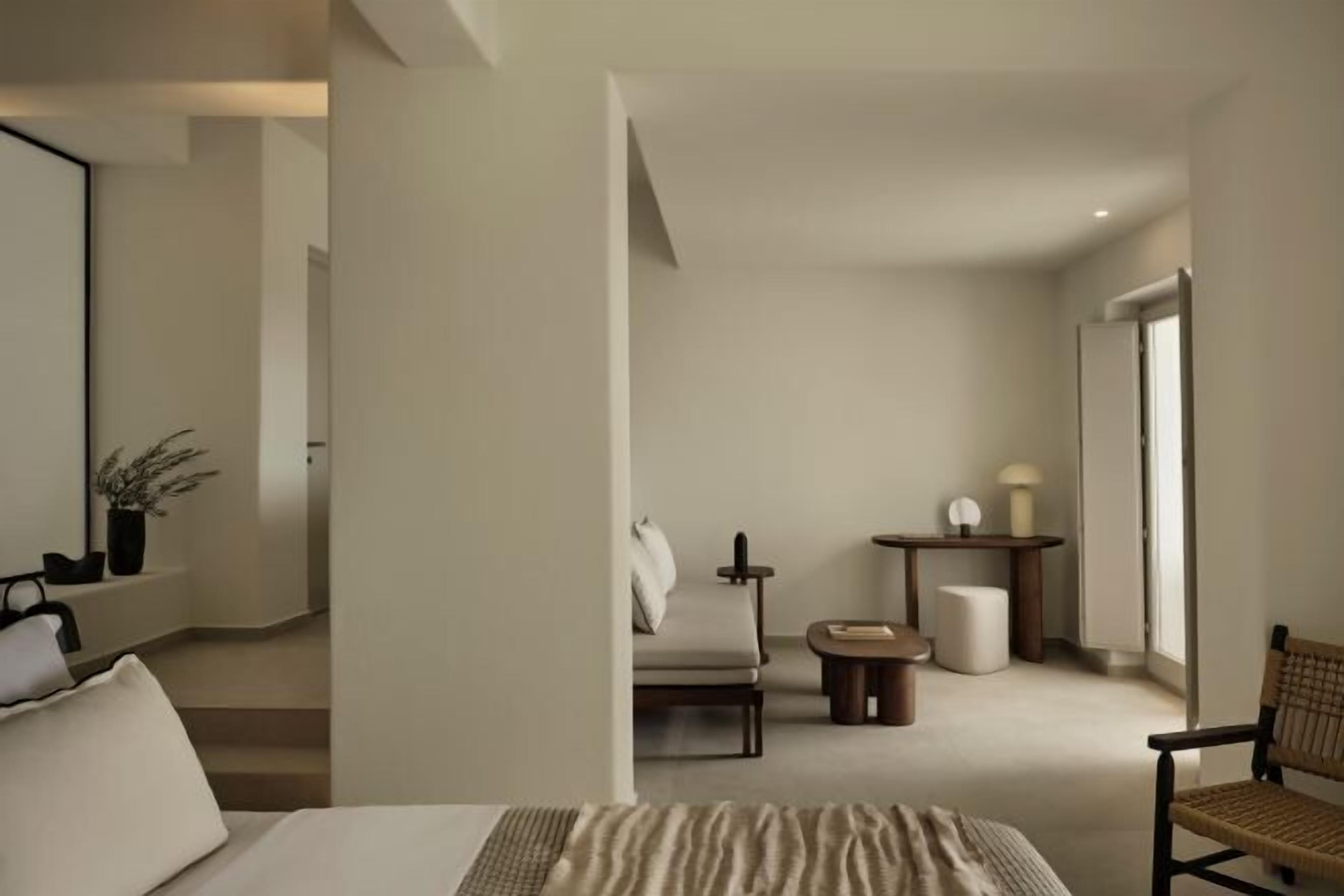 1 多间卧室、高档床上用品、迷你吧、客房内保险箱