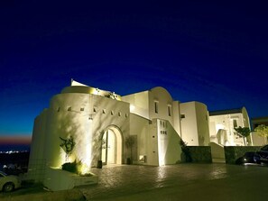 Front of property – evening/night