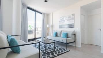 Apartment, 2 Bedrooms (G) | Living area