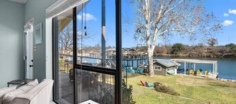 Waterfront Home w/ Spacious Kitchen, Firepit, Dock, Jetski Ramp