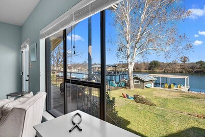 Waterfront Home w/ Spacious Kitchen, Firepit, Dock, Jetski Ramp