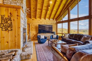 Smart TV, fireplace, printers