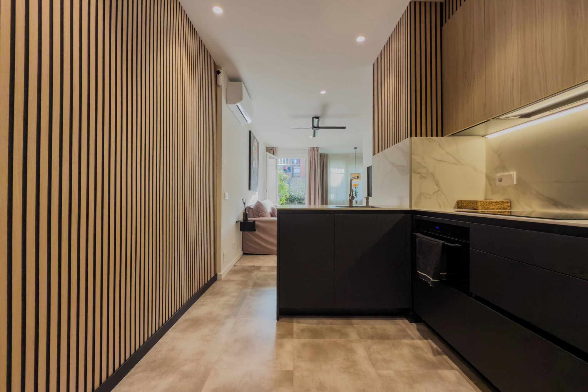 Family Apartment, Courtyard View, Garden Area | Private kitchen