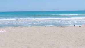 A beach with a clear sky and calm sea. - Ocean's Edge Retreat- Direct Ocean 2 Bed/2Bath (Cape Canaveral)