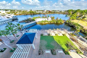 Leilighet, 1 kingsize-seng med sovesofa (Laketown Wharf 402) | Overnattingsstedets uteområder