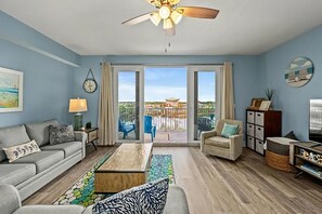 Condo, 1 King Bed with Sofa bed (Laketown Wharf 402) | Living area - Laketown Wharf 402 (Panama City Beach)
