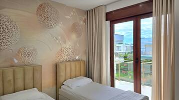 2 間睡房、熨斗/熨衫板、免費 Wi-Fi、床單