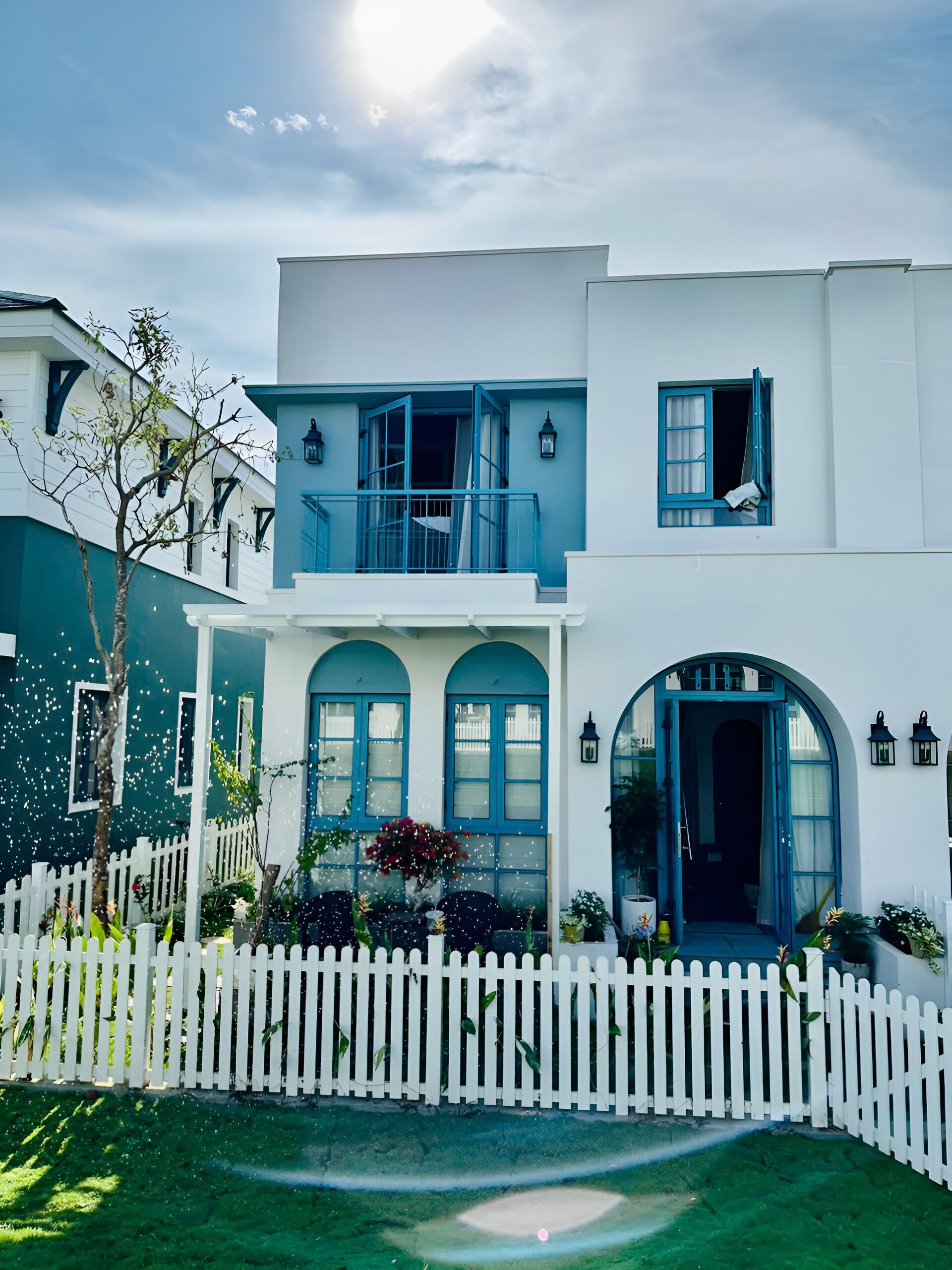 Fachada de la propiedad