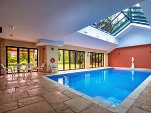 Una piscina riscaldata