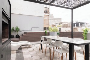 Appartement Duplex Deluxe, vue ville | Terrasse/Patio