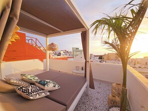 Terrace/patio - Luxury home with panoramic views in the sunniest village on La Palma (Tazacorte)