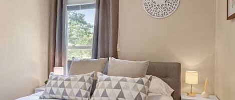 3 chambres, fer et planche Ă repasser, Wi-Fi, literie fournie