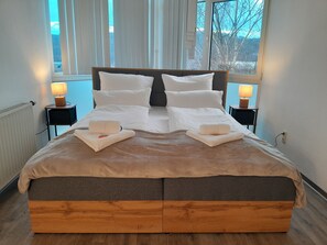 3 bedrooms, iron/ironing board, travel cot, WiFi