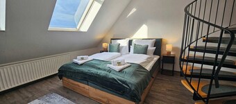Wohlfühlapartment - 3 Schlafzimmer - Dachterrasse
