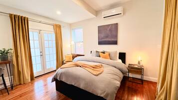 1 bedroom, iron/ironing board, travel crib, free WiFi